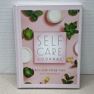 Self Care Hardcover Notebook Guided Journal Lined Pink